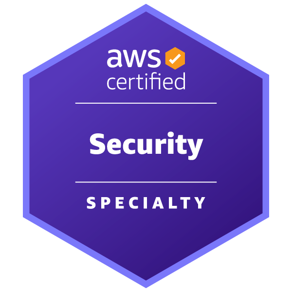 AWS certification badge