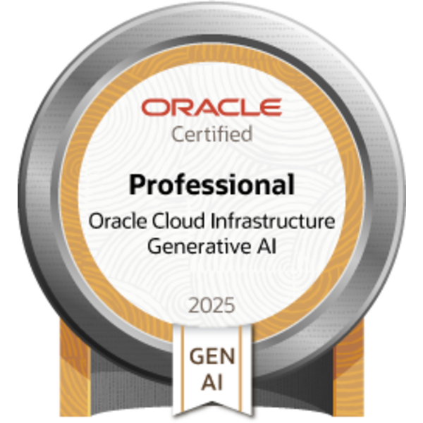 Oracle certification badge